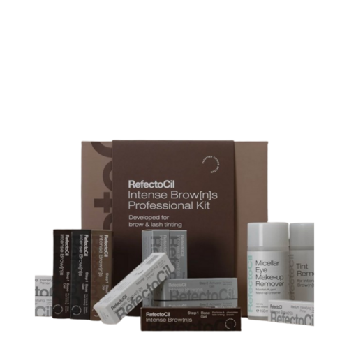 RefectoCil Intense Browns Kit on white background