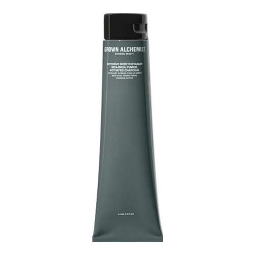 Grown Alchemist Intensive Body Exfoliant - Inca-Inchi Pumice Activated Charcoal on white background