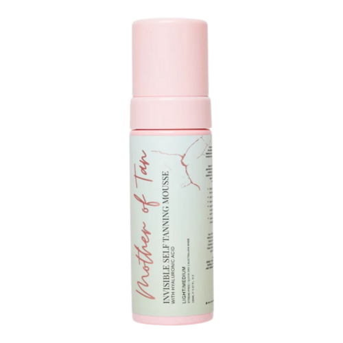 Mother of Tan Invisible Self Tanning Mousse - Light-Meduim on white background