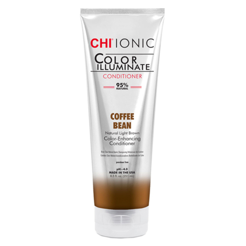 CHI Ionic Color Illuminate Conditioner - Coffee Bean on white background