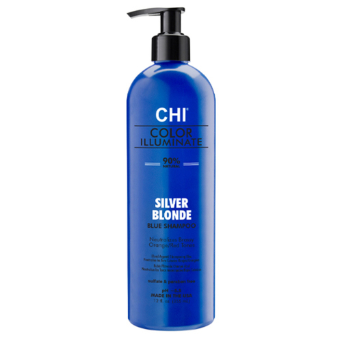 CHI Ionic Color Illuminate Shampoo - Platinum Blonde on white background