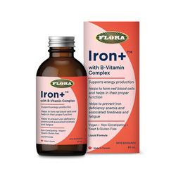 Iron+ Liquid on white background