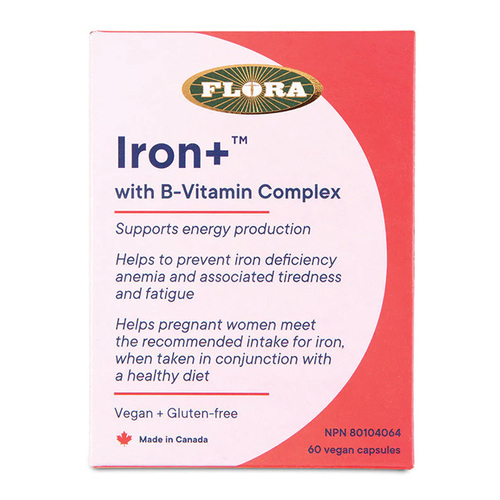 Flora Iron+, 60 capsules