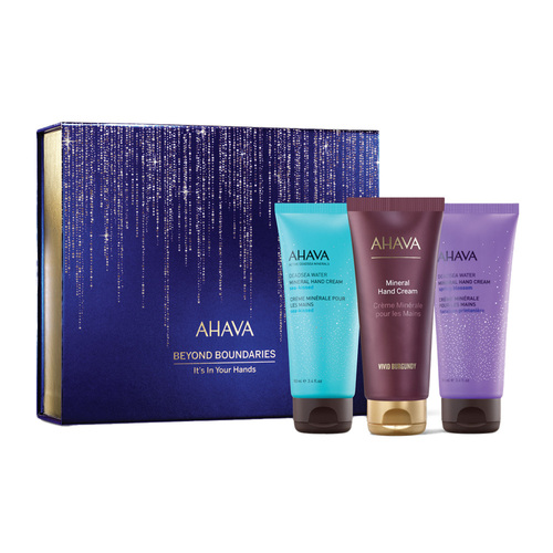 Ahava Its In Your Hands Gift Set Trio on white background