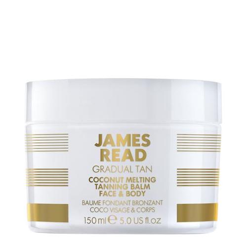 James Read GRADUAL TAN Coconut Melting Tanning Balm Face and Body on white background