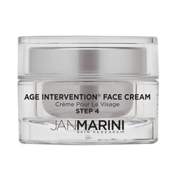 Age Intervention Face Cream on white background
