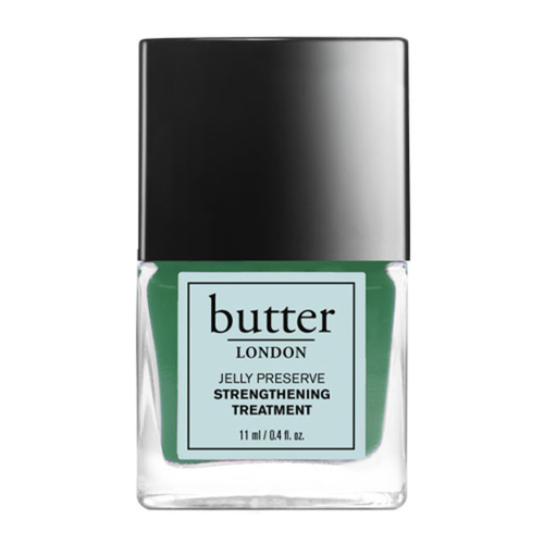butter LONDON Jelly Perserves - Sheer Strengthening Nail Teatment - Bramely Apple on white background