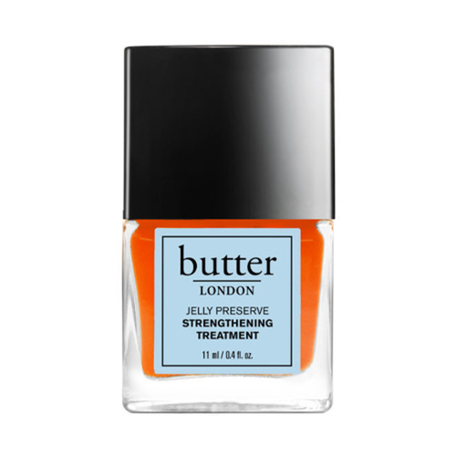 butter LONDON Jelly Perserves - Sheer Strengthening Nail Treatment - Orange Marmalade on white background