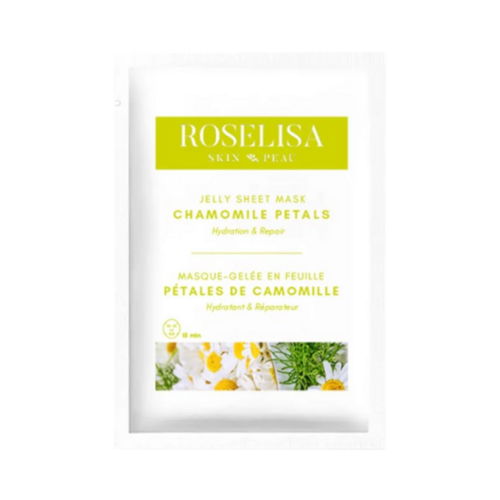 ROSELISA Jelly Sheet Mask - Chamomile Petals on white background