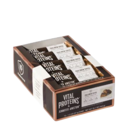 Vital Proteins Jennifer Aniston Protein Bar - Cold Brew Coffee on white background