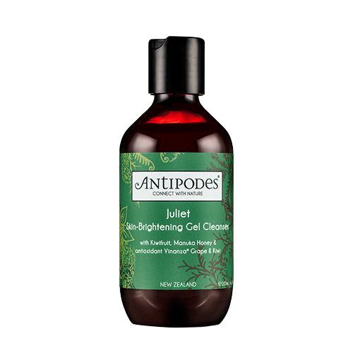 Antipodes Juliet Skin Brightening Gel Cleanser on white background
