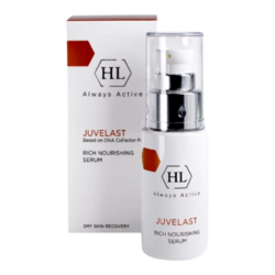 Juvelast Rich Nourishing Serum on white background