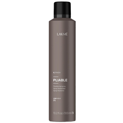 K.Finish Pliable Flexible Hold Spray on white background
