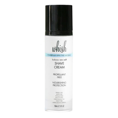 Whish Kabosu Sea Salt Shave Cream on white background