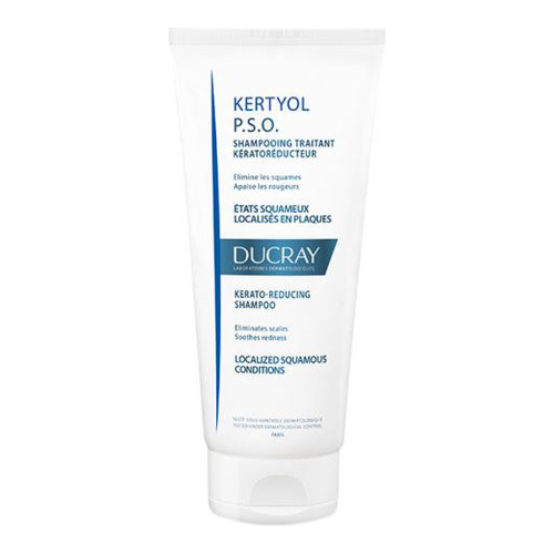 Ducray Kertyol PSO Shampoo on white background