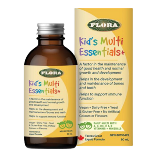 Flora Kid's Multi Essentials+, 226ml/7.6 fl oz Flora Kids Multi Essentials+ on white background
