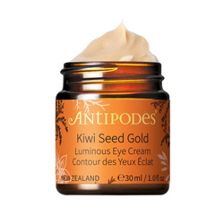 Kiwi Seed Gold Luminous Eye Cream on white background