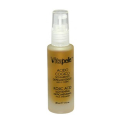 Kojic Acid on white background