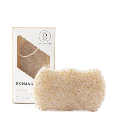 Bathorium Konjac Walnut Shell Exfoliating Sponge, 1 piece