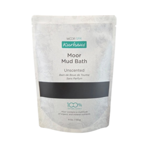 Moor Spa Kurhaus Unscented Moor Mud Bath on white background