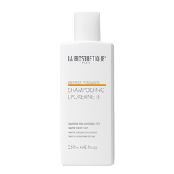 Shampooing Lipokerine B on white background