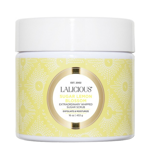 LaLicious Sugar Scrub - Sugar Lemon Blossom on white background