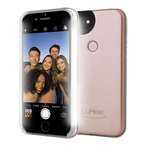 LuMee TWO Illuminating Case for iPhone 7 Plus/6s Plus/6 Plus - Rose Gold, 1 piece