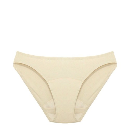 Lunapads Organic Bikini Lunapanties | Cream - L Size on white background