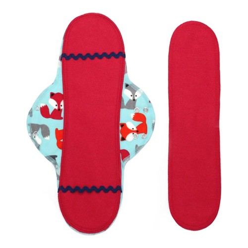 Lunapads Long Pad and Insert - Foxtrot, 2 pieces