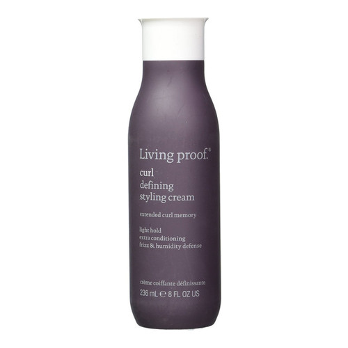 Living Proof Curl Defining Styling Cream on white background