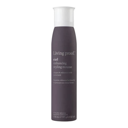 Living Proof Curl Enhancing Styling Mousse on white background