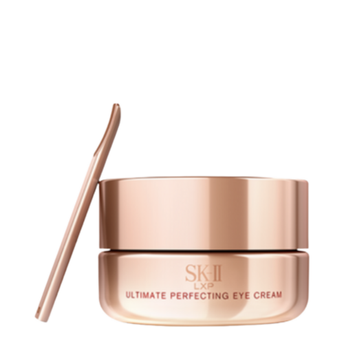 SK-II LXP Ultimate Revival Eye Cream on white background