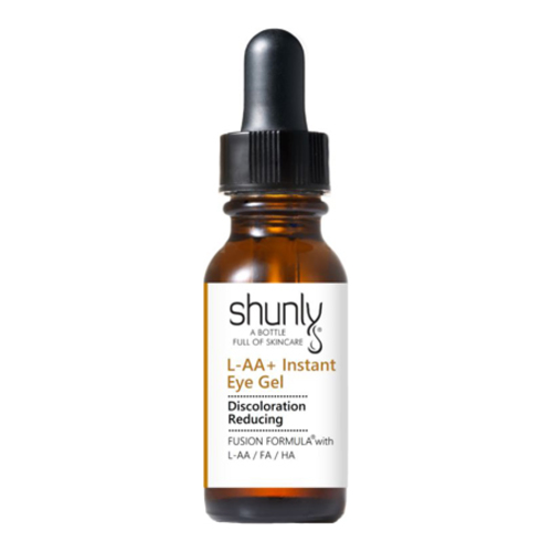 Shunly L-AA + Instant Eye Gel on white background