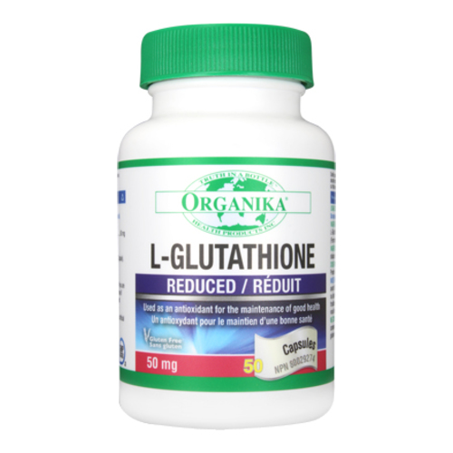 Organika L-Glutathione (Reduced) on white background