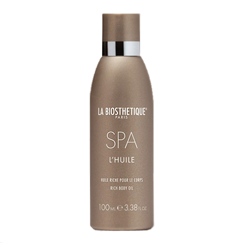 La Biosthetique LHuile Spa Rich Body Oil on white background