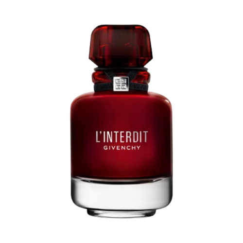 GIVENCHY LInterdit Rouge EDP on white background