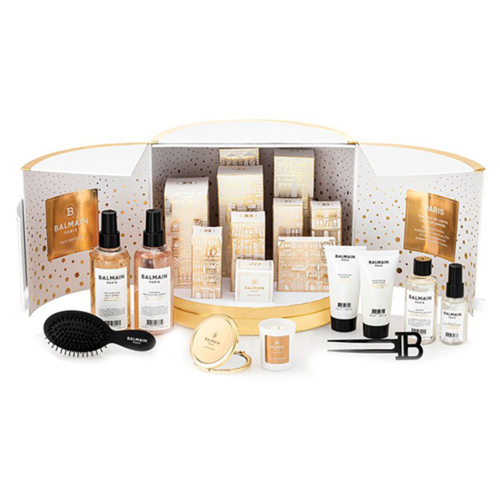 BALMAIN Paris Hair Couture La Ville Lumiere on white background