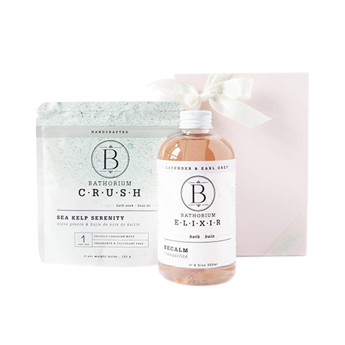 Bathorium Lavender Fields Bath Gift Set on white background