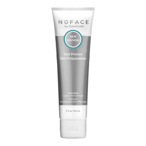 NuFace Leave-on Gel Primer on white background