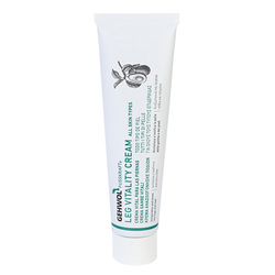Leg Vitality Cream on white background