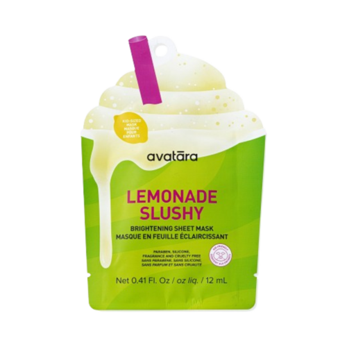Avatara Lemonade Slushy Kids Mask on white background