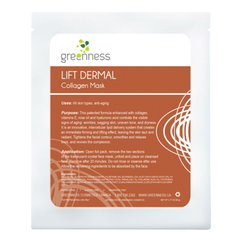 Greeness Cosmetics Lift Dermal Collagen Mask, 90g/3.2 oz