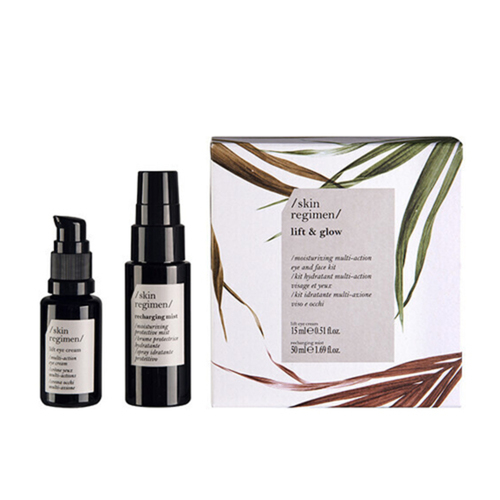Skin Regimen  Lift and Glow Kit on white background