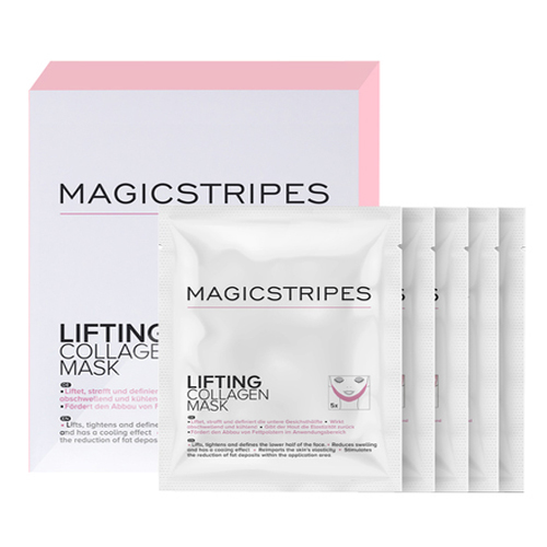 Magicstripes Lifting Collagen Mask - 5 Masks on white background