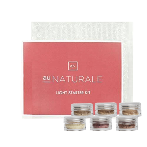 Au Naturale Cosmetics Light Starter Kit on white background