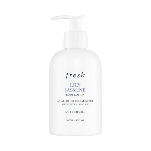 Fresh Lily Jasmine Body Lotion on white background