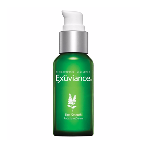 Exuviance Line Smooth Antioxidant Serum on white background