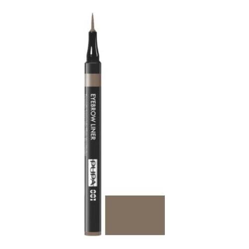 Pupa Liner Sourcils Effet Microblading - 001 Ash Brown, 1.1ml/0.04 fl oz