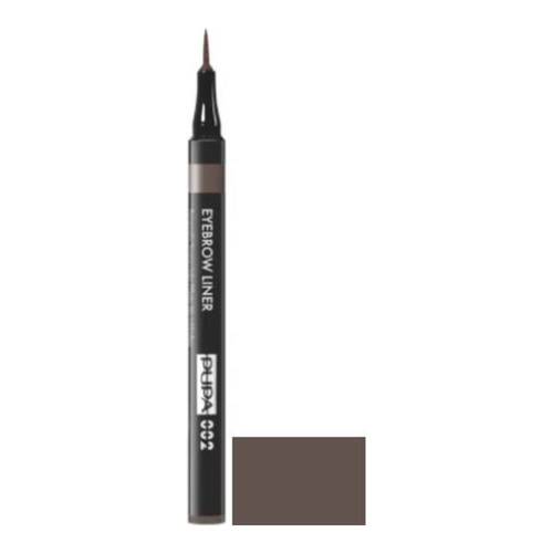 Pupa Liner Sourcils Effet Microblading - 002 Brown, 1.1ml/0.04 fl oz