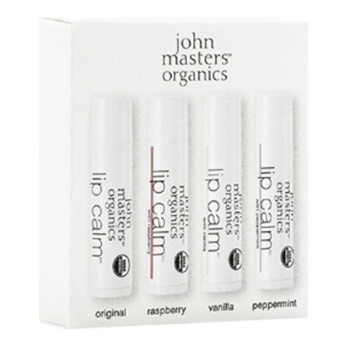 John Masters Organics Lip Calm Collection on white background